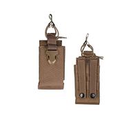 Mil-Tec Bolsa para Radio de Adulto Unisex 13493719, Color Coyote Oscuro, Talla única