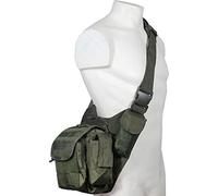 Mil-Tec Bolso de honda Sling para hombre verde oliva Talla única