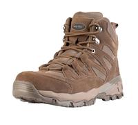 Mil-Tec Botas de escuadrón de 5 pulgadas • Botines tácticos con sistema Speed Lace y puntera • Botas de ante transpirables con suela EVA • Perfil antideslizante para exteriores y trabajo