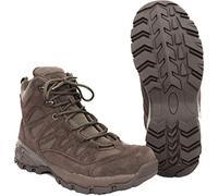 Mil-Tec Botas de escuadrón de 5 pulgadas • Botines tácticos con sistema Speed Lace y puntera • Botas de ante transpirables con suela EVA • Perfil antideslizante para exteriores y trabajo