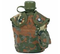 Mil-Tec Botella de Campo M1 Con Bolsa De Taza Y Alice Clips Camping Robusto