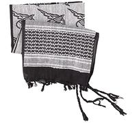 Mil-Tec Bufanda de moda para hombre - Negro y blanco - Talla única