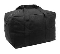 Mil-Tec BW Bolsa de Vuelo Negra, Mochila de Viaje Air Force, 77 l