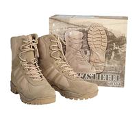 Mil-Tec BW Botas de Combate Generation II Armée Trópico Piel Mezcla Negro