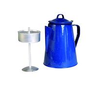 Mil-Tec Cafetera unisex con esmalte para adultos, color azul, talla única
