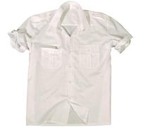 Mil-Tec Camisa Hombre, Color Blanco., L
