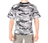 Mil-Tec T-shirt-11012022 Camiseta, Camuflaje Urbano, Extra-Large para Hombre