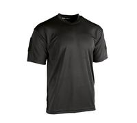 Mil-Tec Tactical Quick Dry Camiseta, Negro, Extra-Large Unisex Adulto