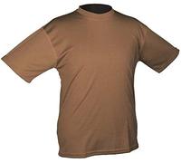 Mil-Tec Tactical Quick Dry Camiseta, Dark Coyote, Large Unisex Adulto