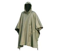 Mil-Tec Poncho-10630001 Ripstop clima húmedo Refugio emergencia Verde oliva Talla única hombre