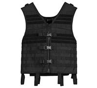 Mil-Tec Molle Carrier Chaleco, Negro, Talla única Unisex Adulto