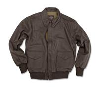 Mil-Tec US Aviator A2, chaqueta de cuero 3XL male Marrón