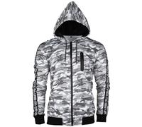 Mil-Tec Chaqueta Deportiva Chaqueta para Correr Capucha Camuflaje Ejército Tarn