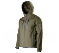 Mil-Tec Chaqueta Softshell Dynamic Force Flex Tech con capucha • Chaqueta softshell para hombre con elástico en 4 direcciones • Chaqueta funcional impermeable • Chaqueta de senderismo transpirable