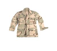 Mil-Tec Chaqueta Us Tipo BDU R/S Lavado Desert, Negro, Talla única para Hombre