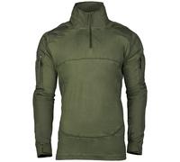 Mil-Tec Chimera Combat Shirt Hombres Manga Larga Camisa Militar Táctico Oliva