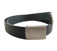 Mil-Tec Cinturón Bundeswehr de Cuero (Negro/120cm)