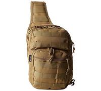 Mil-Tec Coyote - Mochila poliéster de Correa de Hombre, 30 x 22 x 13 cm, Color marrón