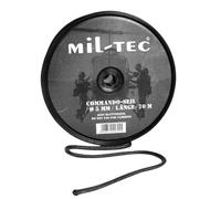 Mil-Tec Cuerda Commando de nailon (Negra/5mm (70m Rollo))
