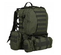 MIL-TEC DEFENSE ASSEMBLY PACK Mochila Táctica Correa Desmontable Mochila Oliva