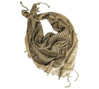 Mil-Tec Noir/Desert Shemagh Negro/Desierto, Talla Unica Unisex Adulto