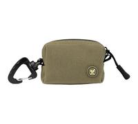 Mil-Tec Earpod Pouch • Funda protectora compacta con cremallera • Con mosquetón • Bolsillo para auriculares, cables y piezas pequeñas • verde oliva