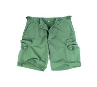 Mil-Tec EE.UU. Pantalón Corte prelavar con Ripstop (Oliva/S)