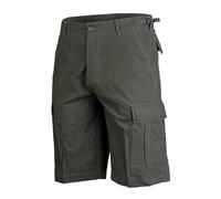 Mil-Tec EE.UU. Pantalón corte prelavar con RipStop (Oliva/XL)
