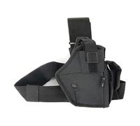 Mil-Tec - Funda de pistola para pierna negro negro