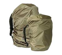Mil-Tec Funda impermeable impermeable para mochila, color coyote, 130 litros, senderismo, viajes, camping
