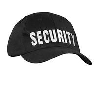Mil-Tec Gorra de béisbol 12076097 Security, Talla única