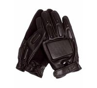 Mil-Tec Guantes de Piel Sec, Color Negro - Negro, tamaño L