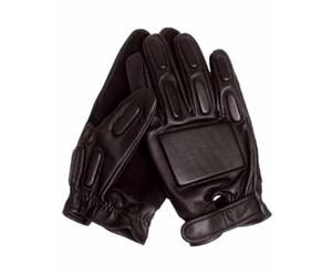 Mil-Tec Guantes de Piel Sec, Color Negro - Negro, tamaño L