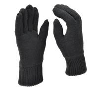 Mil-Tec - Guantes de punto cálido para hombre, forro Thinsulate, color negro, equipo táctico de invierno, Negro, M