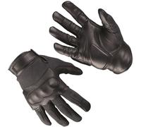 Mil-Tec Guantes Tácticos Hombres Tiro Militar Airsoft Gear De Cuero Negro