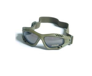 Mil-Tec Lunettes Commando Air Pro Verres Fumés
