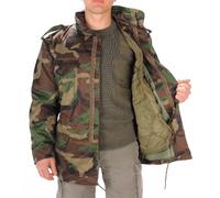 Mil-Tec M65 Chaqueta, Azul Marino Multicolor, L Unisex Adulto