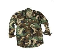 Mil-Tec Men's Ripstop Woodland Blouse