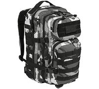 Mil-Tec Miltec Mochila Us Assault Pack Grande Urban, a Unisex, Negro, Talla Única, Negro, Talla única