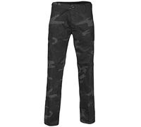Mil-Tec Mixto Us Tipo BDU Ranger 'Straight Cut' BK.Camo Pantalones, Negro, Talla Única EU