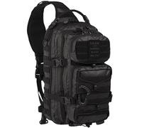 Mil-Tec EE.UU. Mochilla con un Tirante Assault Pack One-Strap Large Volumen 29 litros (Tactical Black)