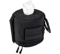 Mil-Tec Molle Bolsa para Papel higiénico, Adultos Unisex, Negro, Talla única