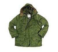 Mil-Tec N3b Chaqueta, Verde Oliva, Extra-Large Unisex Adulto