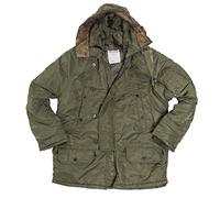 Mil-Tec N3b Chaqueta, Verde Oliva, Extra-Large Unisex Adulto