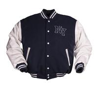 Mil-Tec NY Chaqueta Béisbol Con Parche College Jacket Unisex