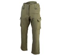 MIL-TEC Pantalón Softshell Explorer Cargo Senderismo Negro Oliva