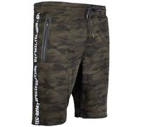 MIL-TEC Pantalones Cortos de Gimnasio Camuflaje con Cordón S-3XL