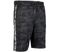 MIL-TEC Pantalones Cortos de Gimnasio Camuflaje con Cordón S-3XL