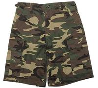 Mil-Tec Pantalones cortos-11401020 Cortos, Woodland, Large para Hombre