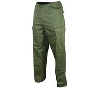 Mil-Tec Campo Ranger Pantalones, Verde Oliva Oscuro, XS para Hombre
